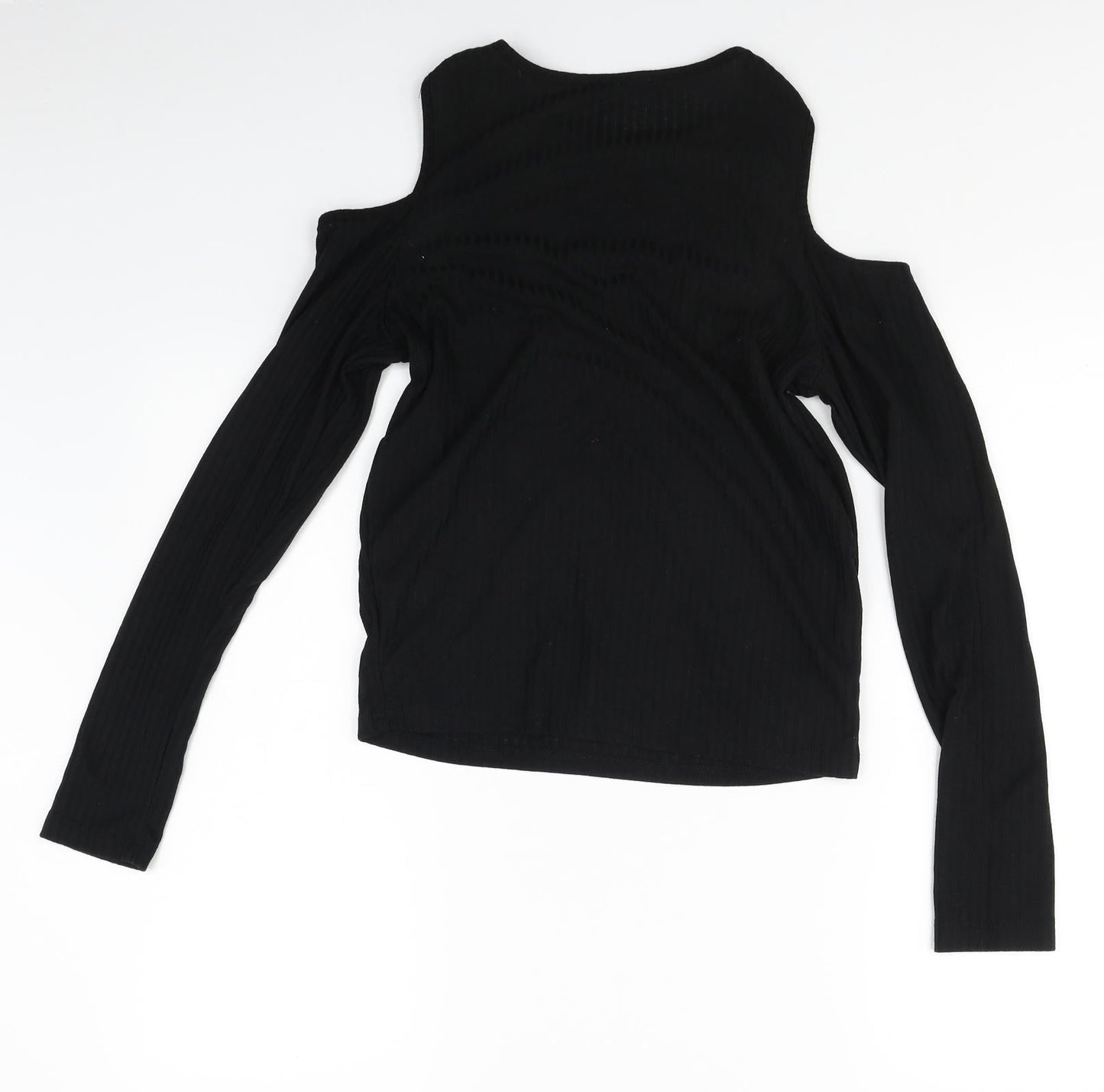 Select Womens Black   Basic T-Shirt Size 12