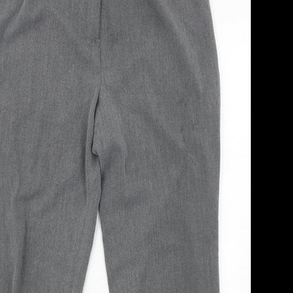 Close-up detail of Paul Seperates women’s grey trousers, size UK 14