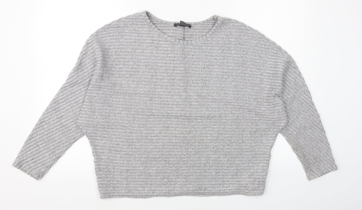 Primark Womens Grey   Pullover Jumper Size S