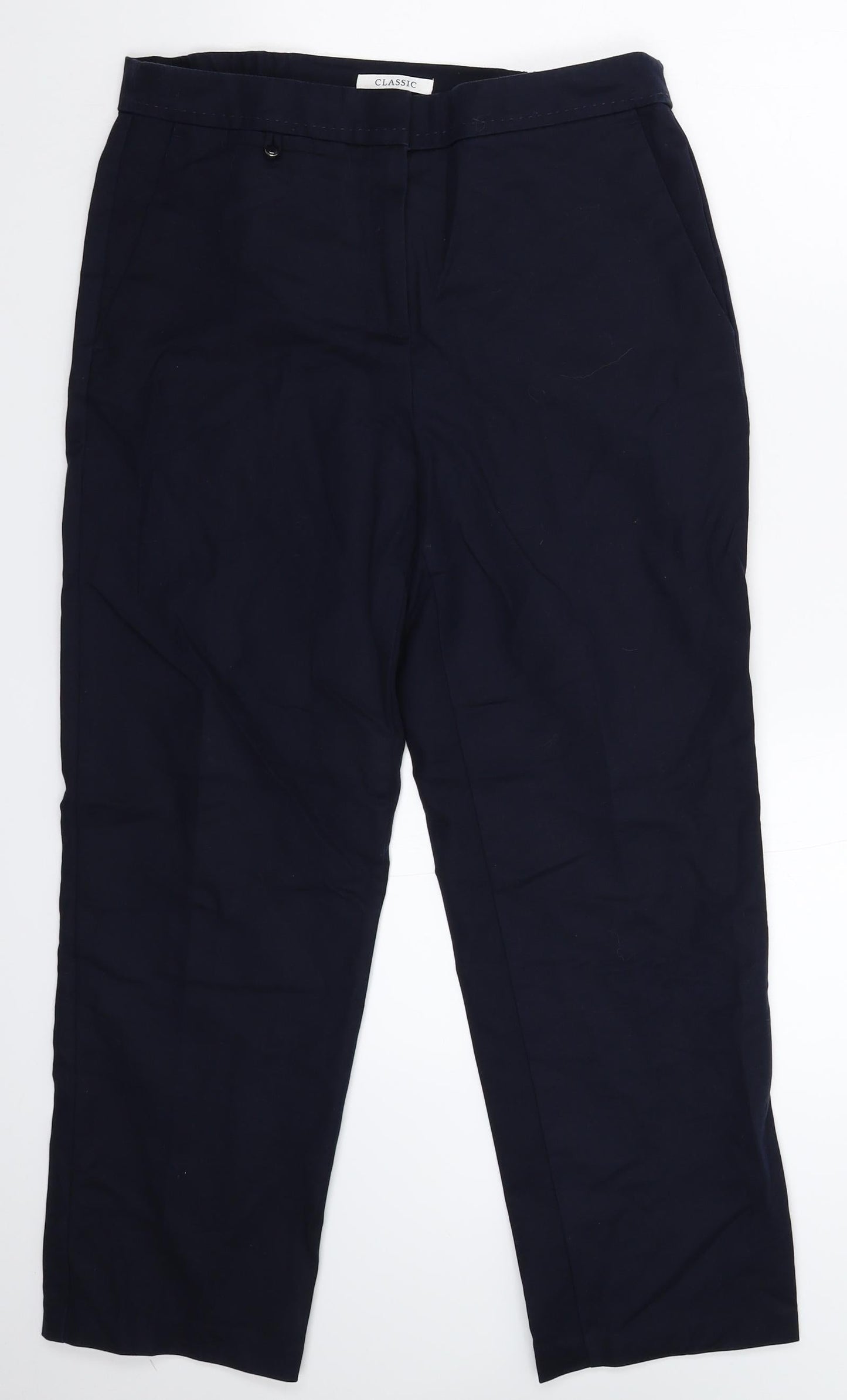 Marks and Spencer Womens Blue   Trousers  Size 10 L26 in