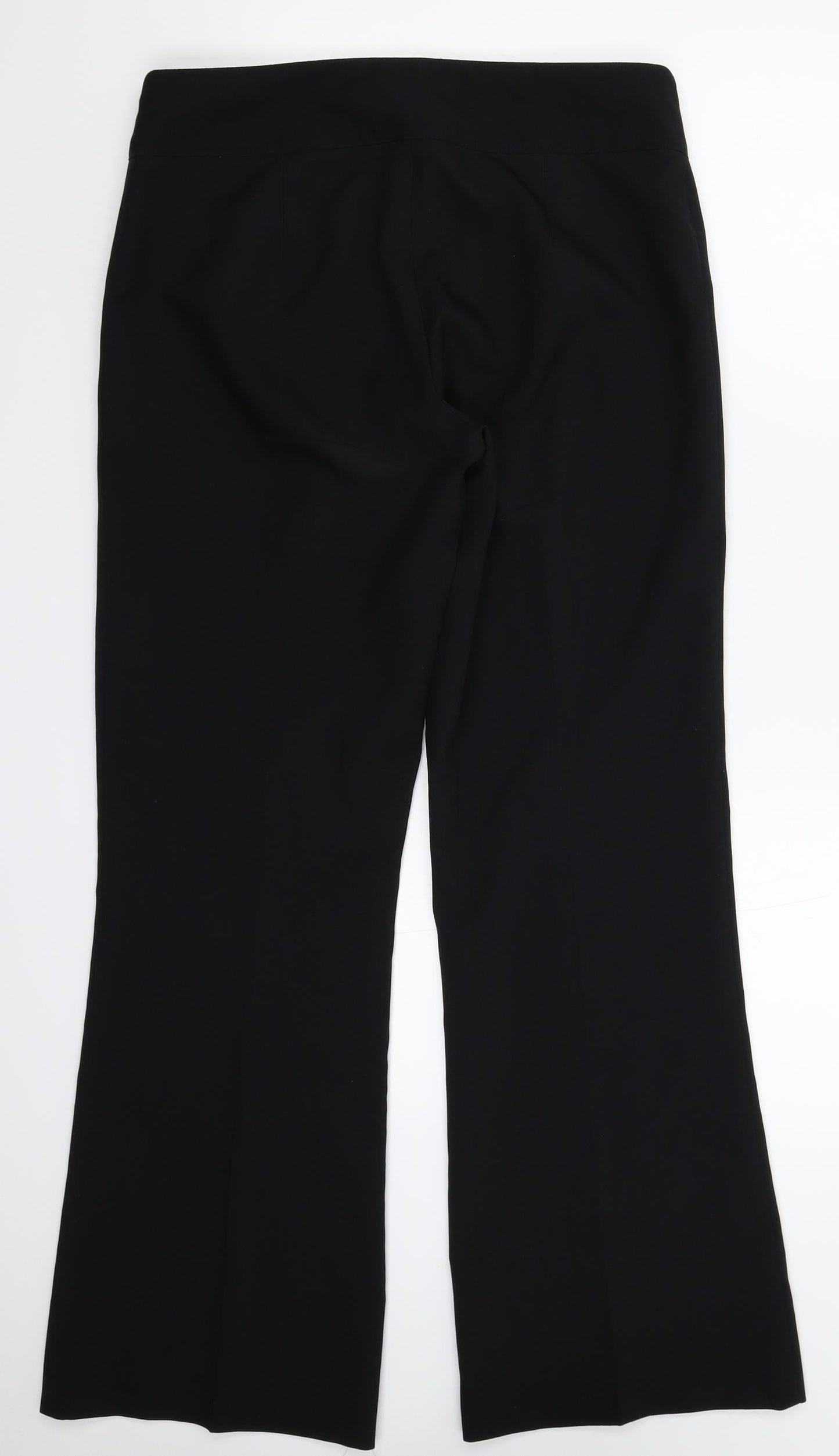 Papaya Womens Black   Dress Pants Trousers Size 12 L30 in