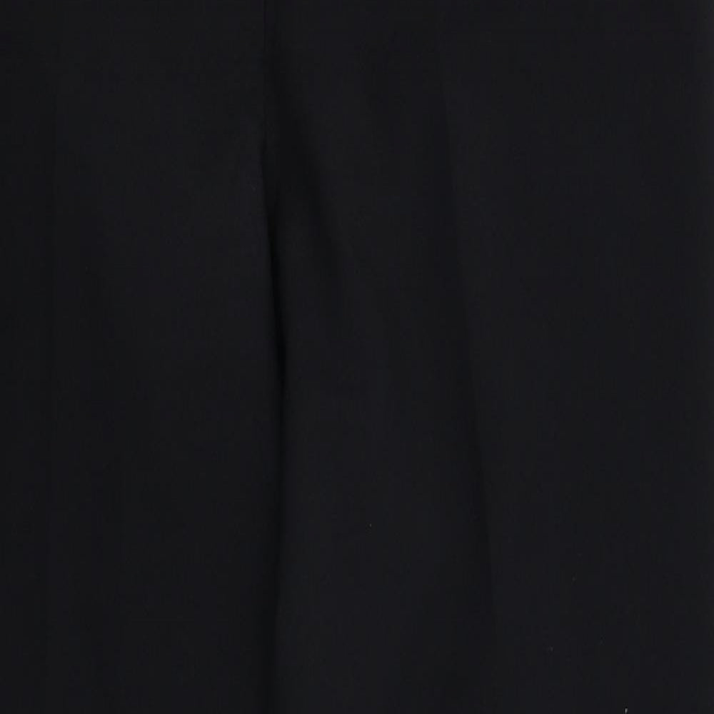 Papaya Womens Black   Dress Pants Trousers Size 12 L30 in