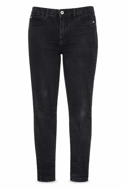 Denim & Co. Womens Black  Denim Jegging Jeans Size 8 L28 in