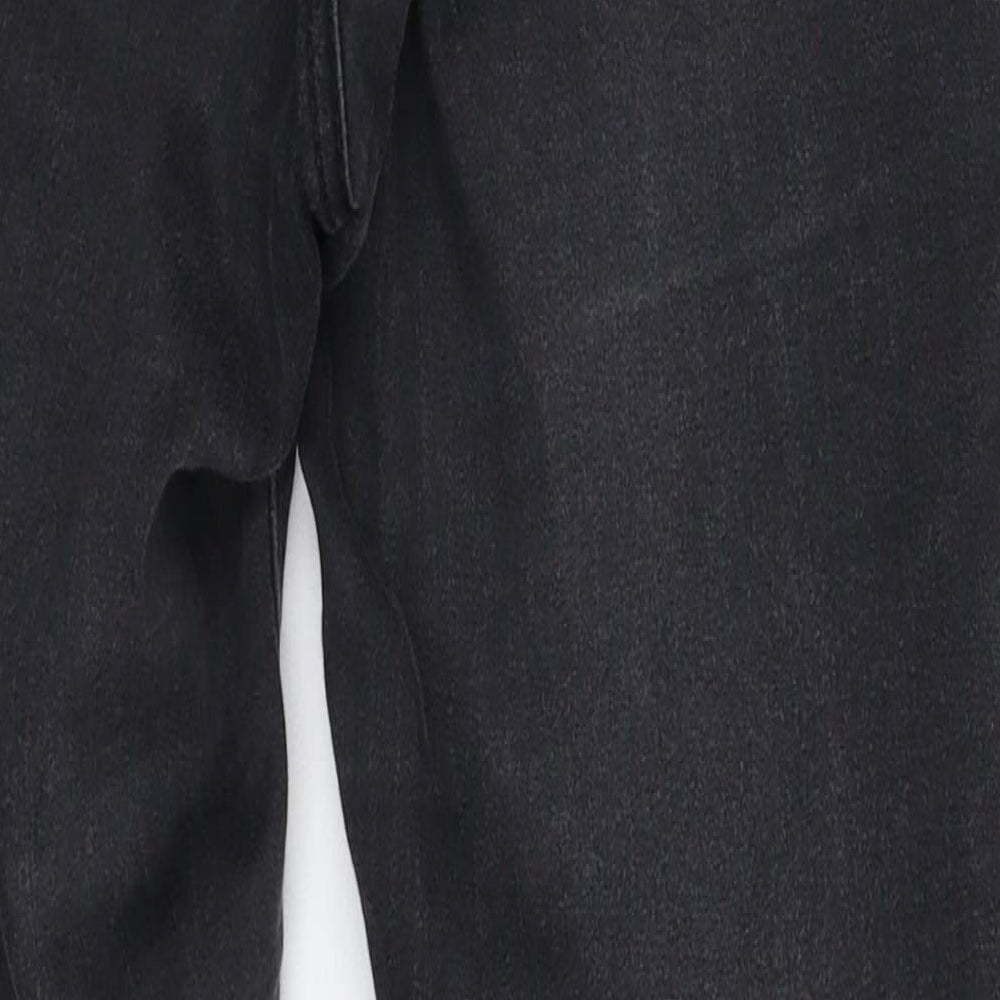 Denim & Co. Womens Black  Denim Jegging Jeans Size 8 L28 in