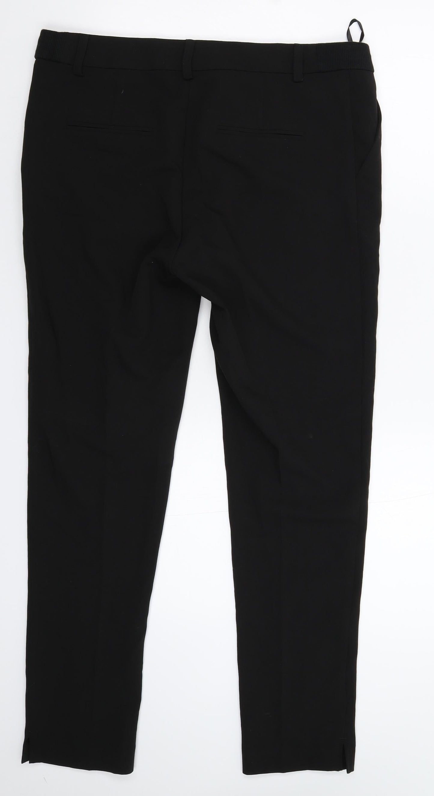 Preworn Womens Black   Trousers  Size 34 in L28 in