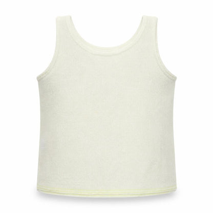 Pacific Womens White  Knit Basic Tank Size M