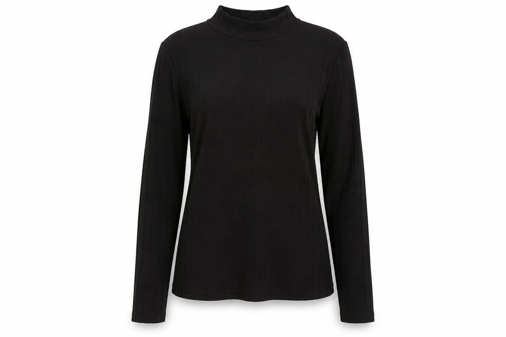 Nutmeg Womens Black   Basic Blouse Size 10