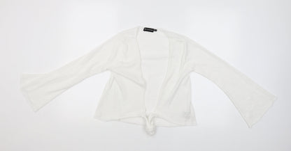 PRETTYLITTLETHING Womens White   Basic Blouse Size 8