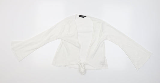 PRETTYLITTLETHING Womens White   Basic Blouse Size 8