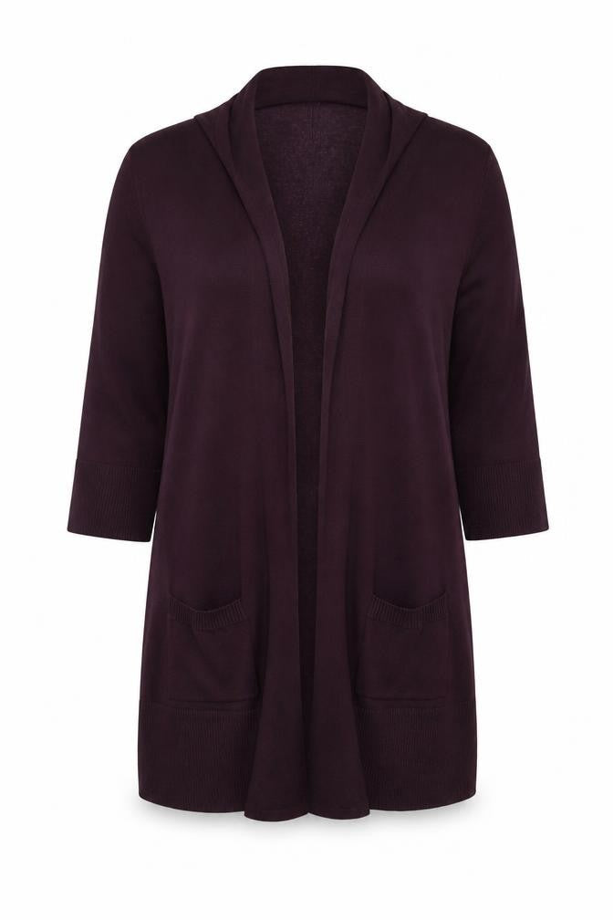 Marks & Spencer Womens Purple   Cardigan Jumper Size 14