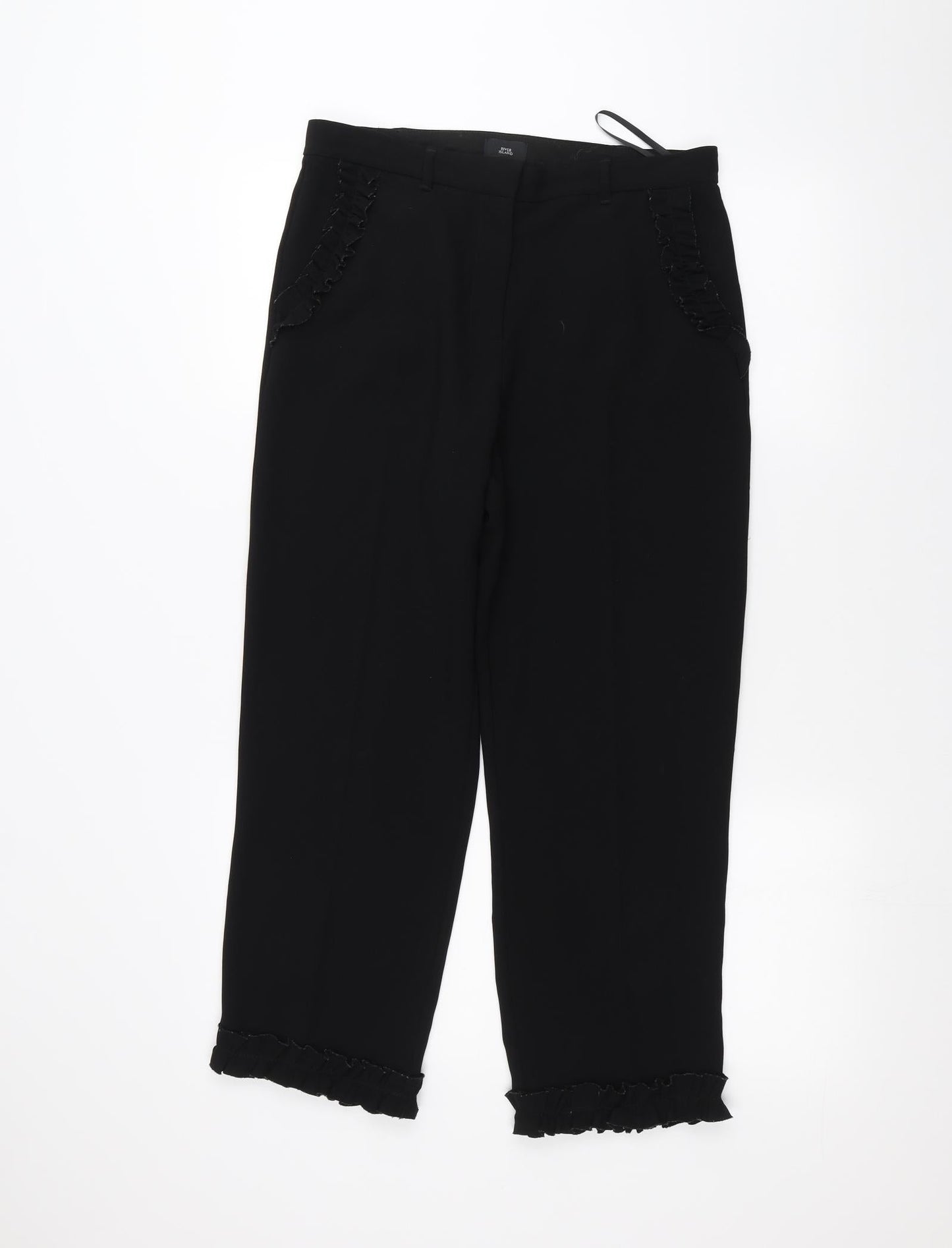 River Island Womens Black   Trousers  Size 10 L23 in