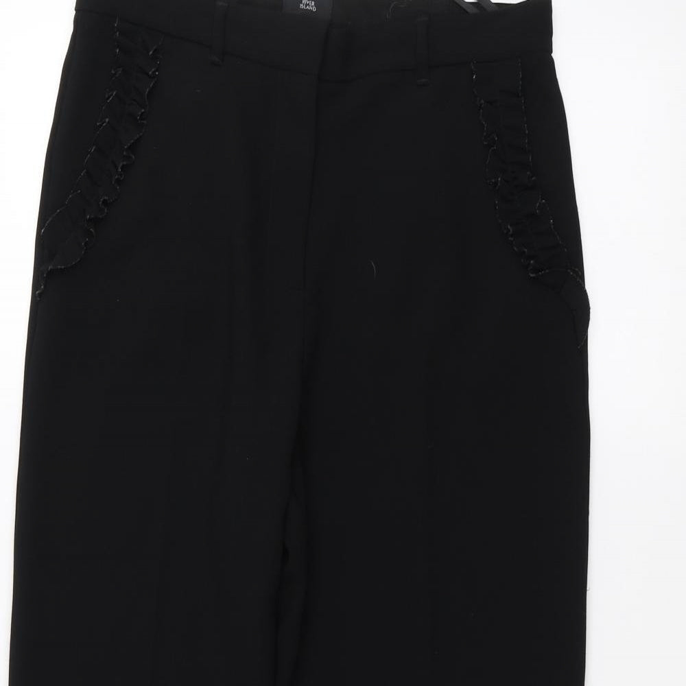 River Island Womens Black   Trousers  Size 10 L23 in