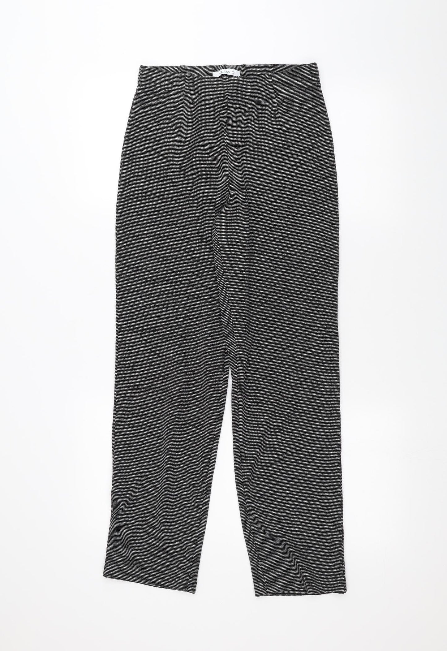 Marks and Spencer Womens Black   Trousers  Size 8 L26 in