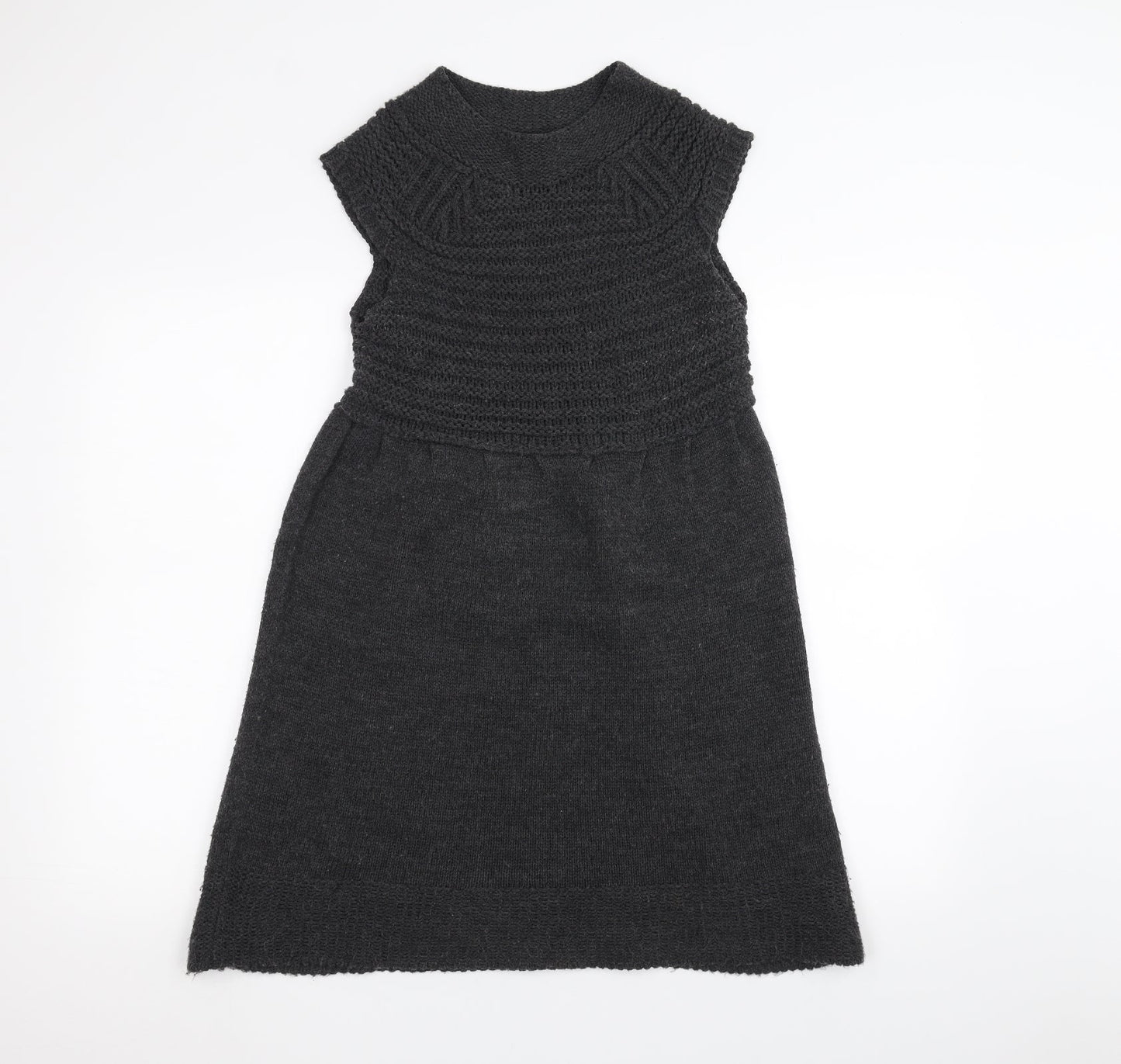 Zara Knit Womens Grey   A-Line  Size M