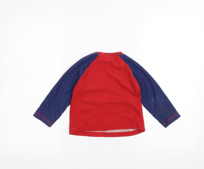 Back view of Disney Baby Red jumper, size 18-24, Months - Disney