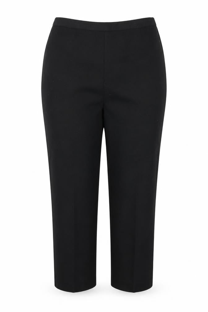 Preworn Womens Black   Trousers  Size 16 L25 in