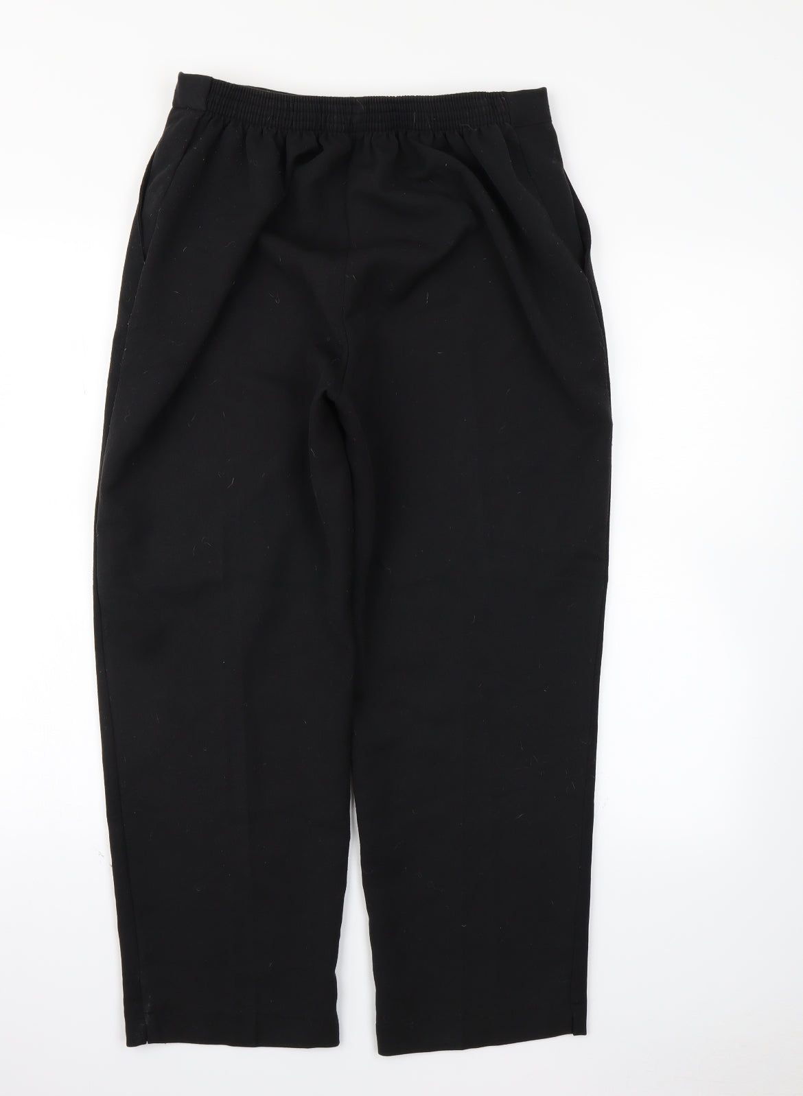 Preworn Womens Black   Trousers  Size 16 L25 in