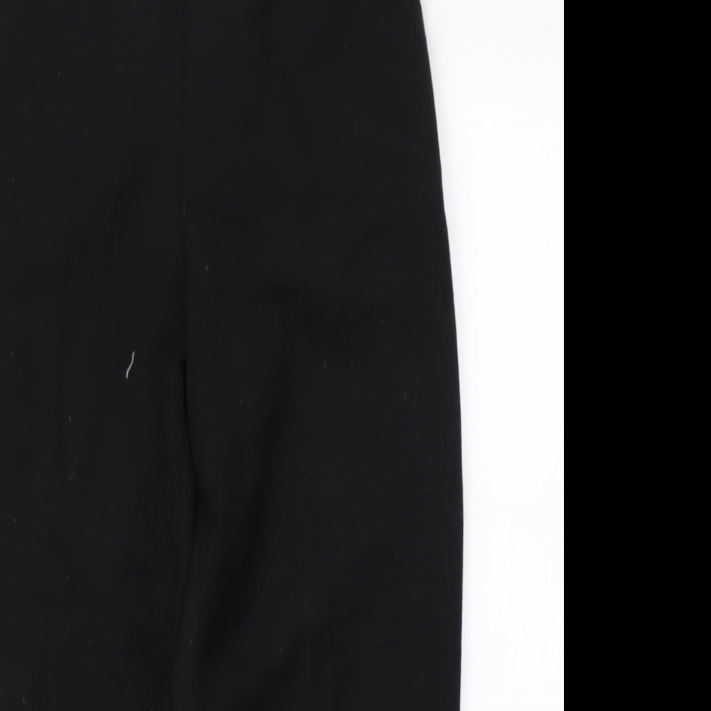 Preworn Womens Black   Trousers  Size 16 L25 in