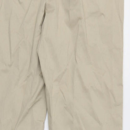 Brand and care label for Papaya women’s brown sweatpants, size UK 12, 26-inch leg