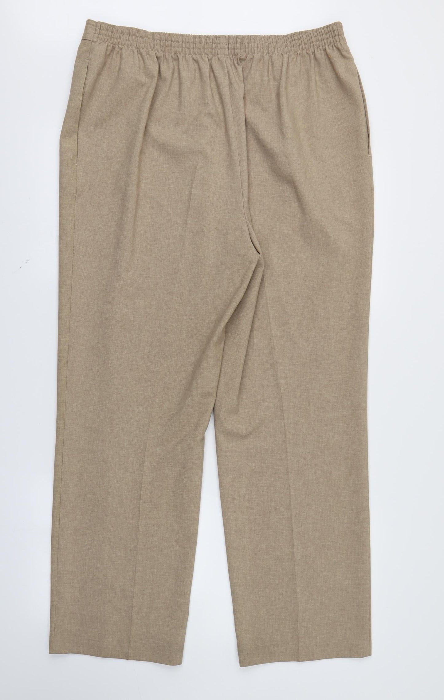 Marks and Spencer Womens Brown   Trousers  Size 18 L29 in