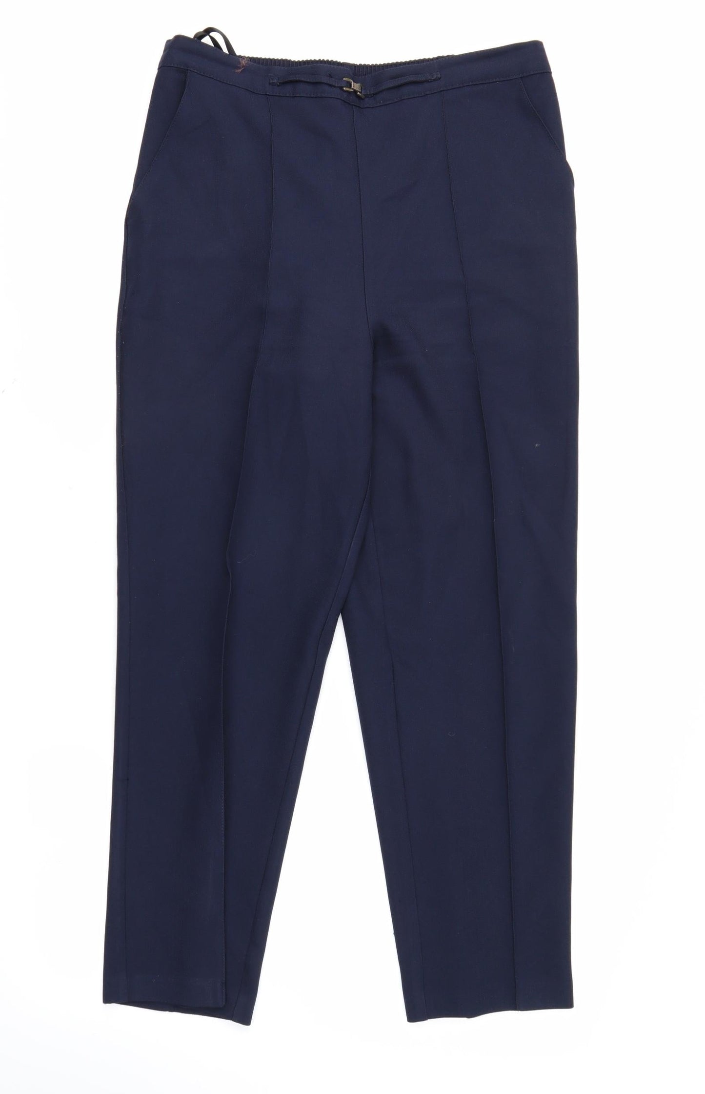 Papaya Womens Black Houndstooth  Trousers  Size 10 L26 in