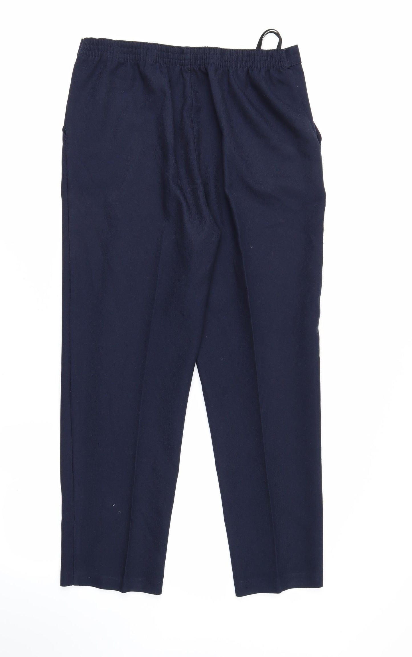 Papaya Womens Black Houndstooth  Trousers  Size 10 L26 in