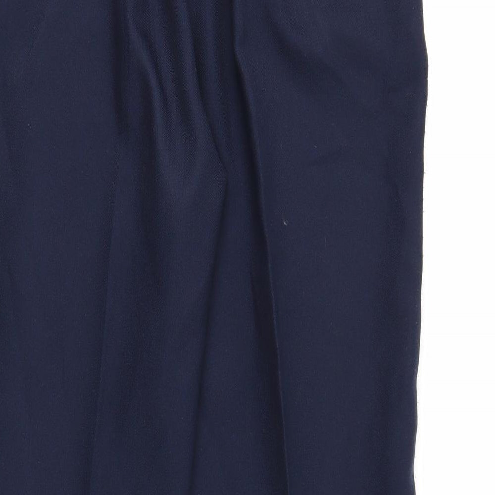 Papaya Womens Black Houndstooth  Trousers  Size 10 L26 in