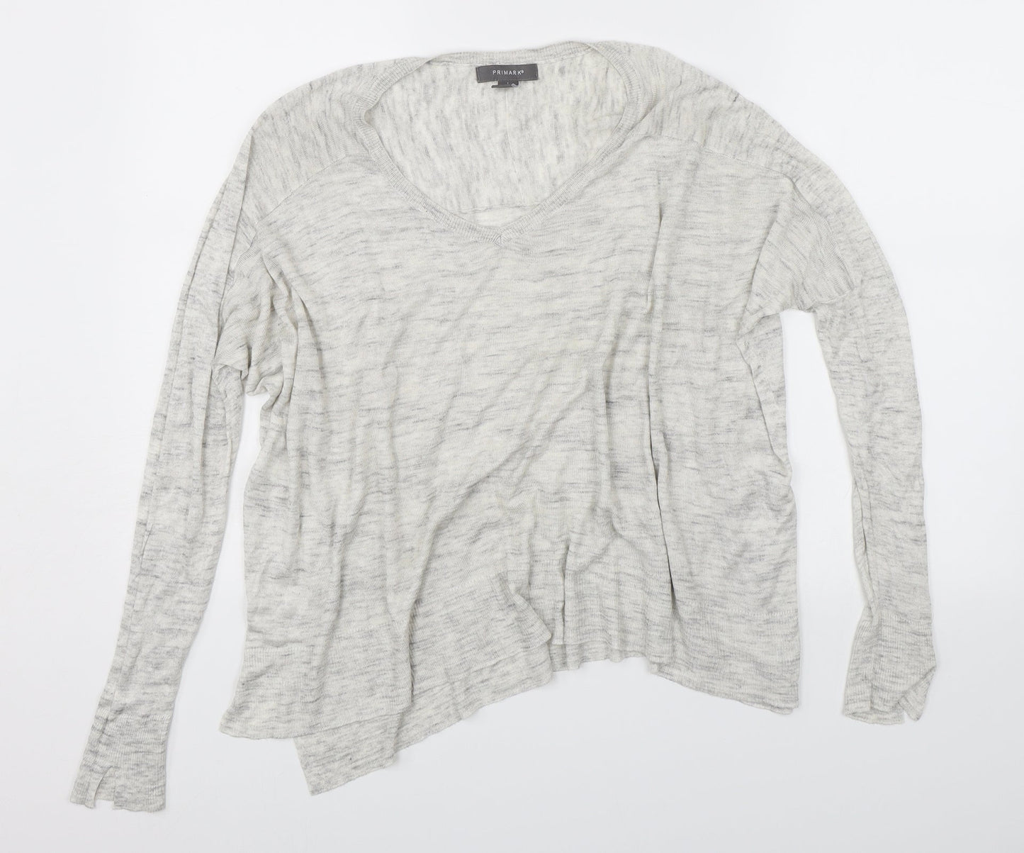 Primark Womens Grey   Pullover Jumper Size L
