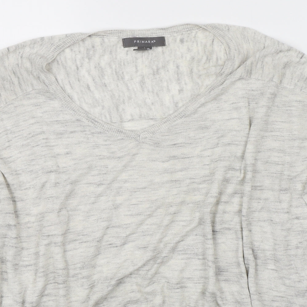 Primark Womens Grey   Pullover Jumper Size L