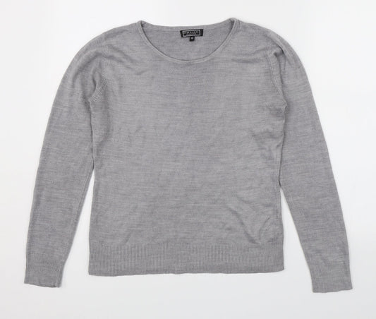 Debenhams Womens Grey   Pullover Jumper Size 10