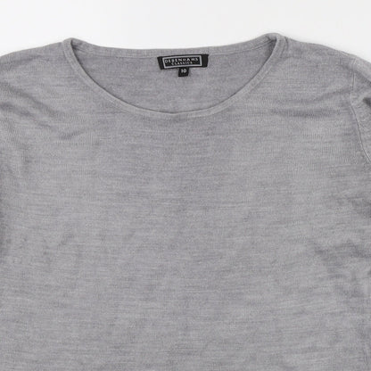 Debenhams Womens Grey   Pullover Jumper Size 10