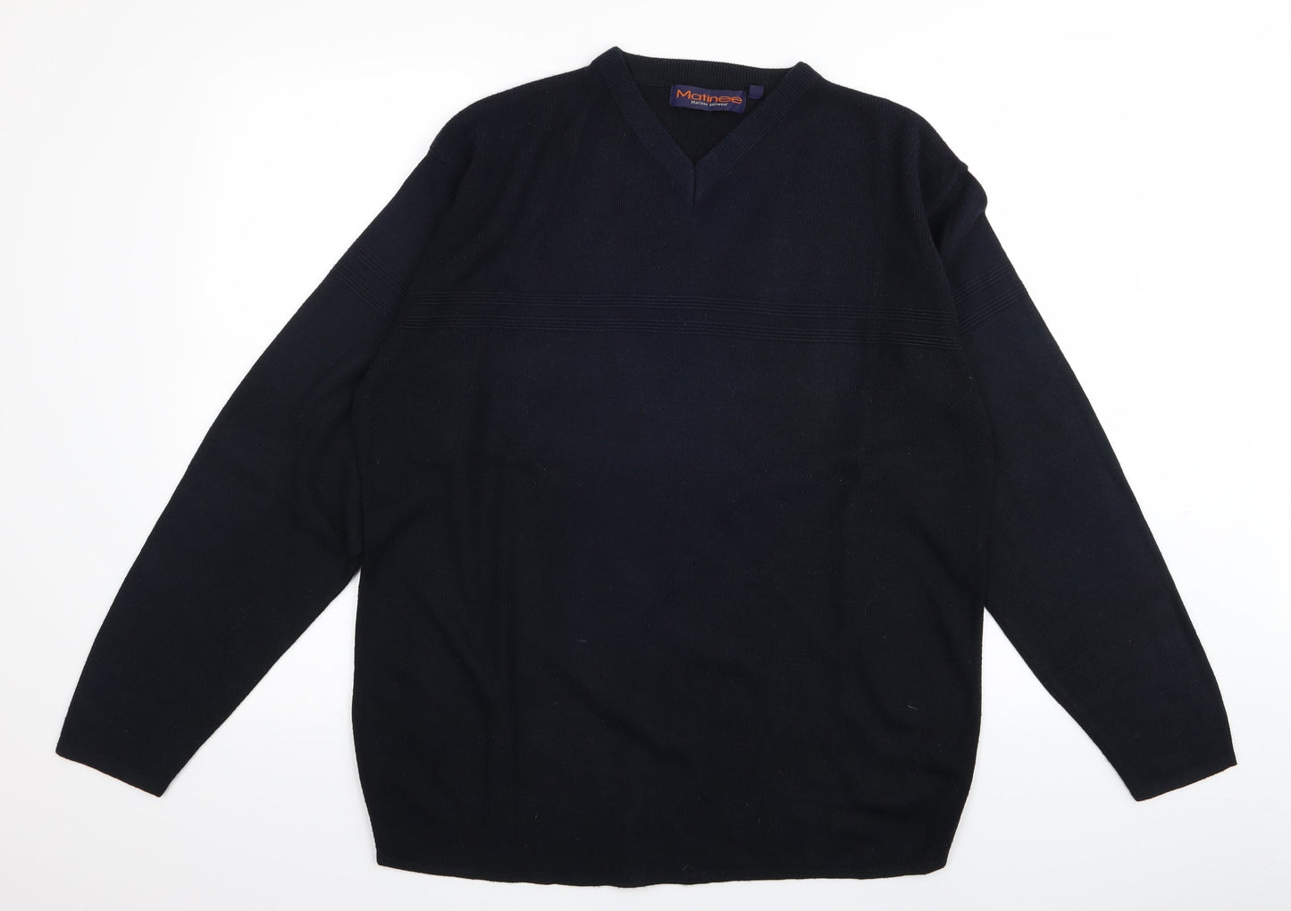 matinee Womens Black  Rayon Pullover Jumper Size L