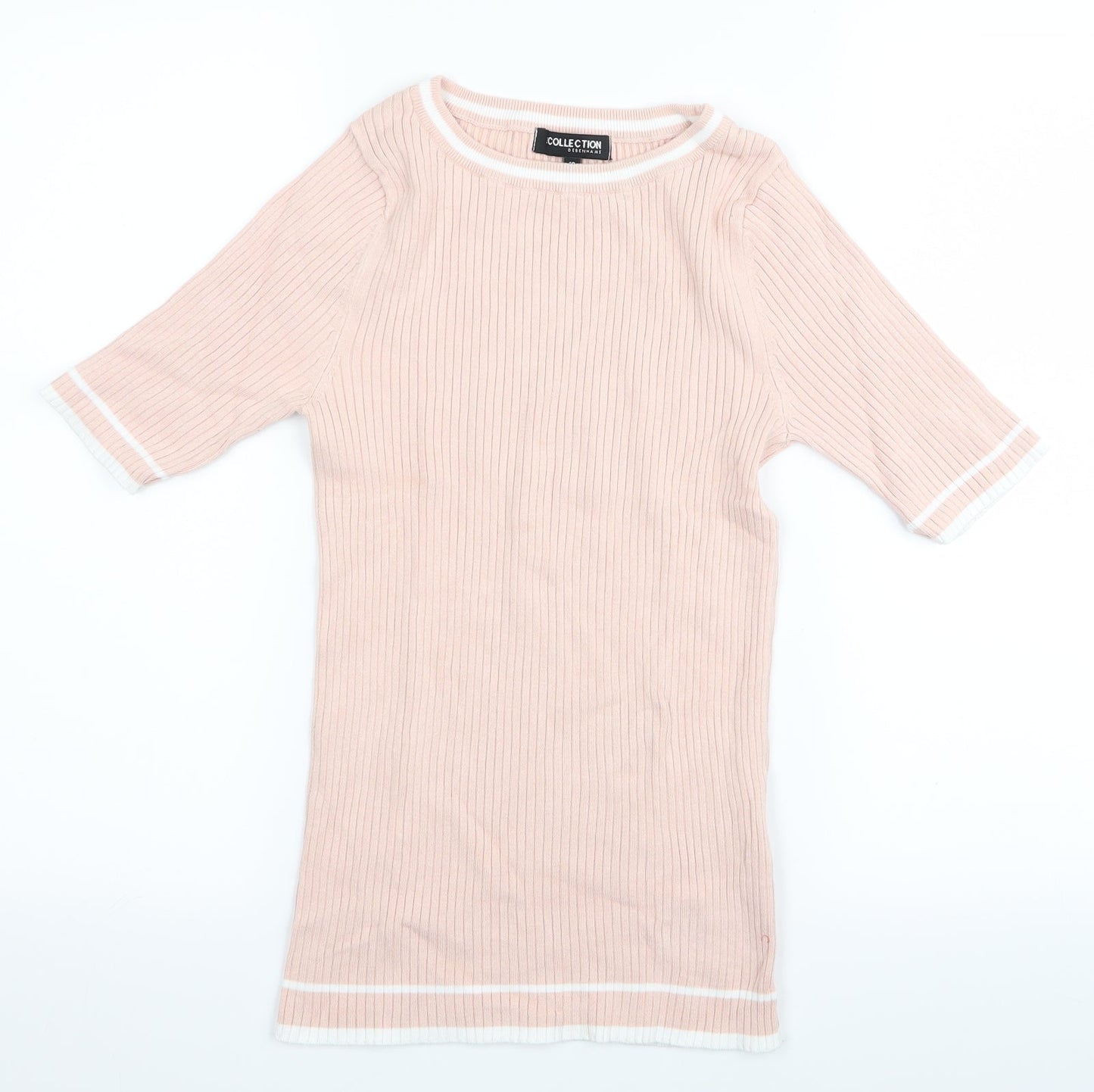 debanhams Womens Pink   Tunic Jumper Size 10