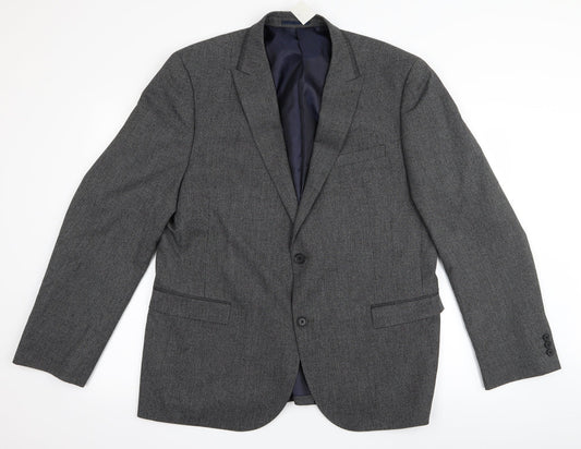 Preworn Mens Grey  Rayon Jacket  Size L