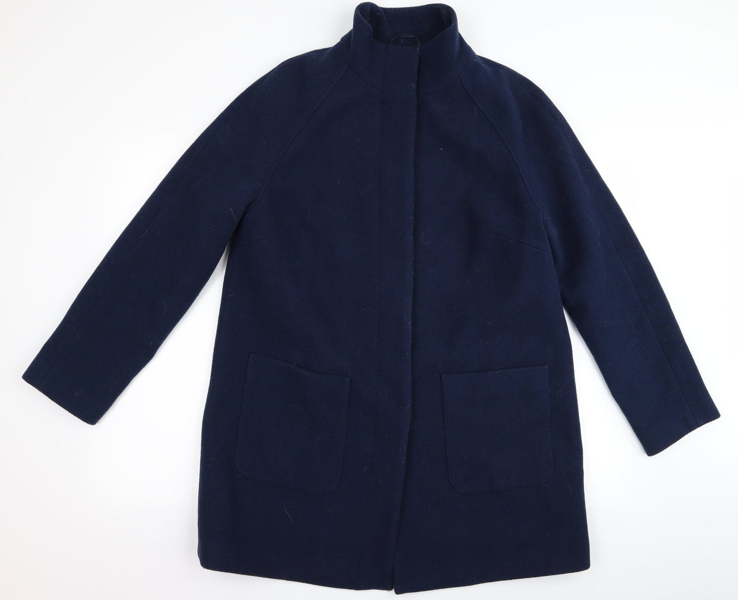 m&s Womens Blue   Overcoat Jacket Size 14