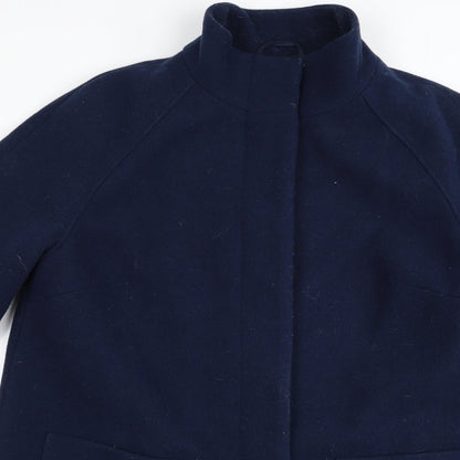 Marks & Spencer Womens Blue   Overcoat Jacket Size 14