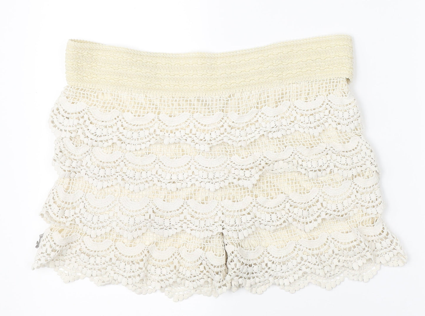 Magic Womens Ivory   Mom Shorts One Size