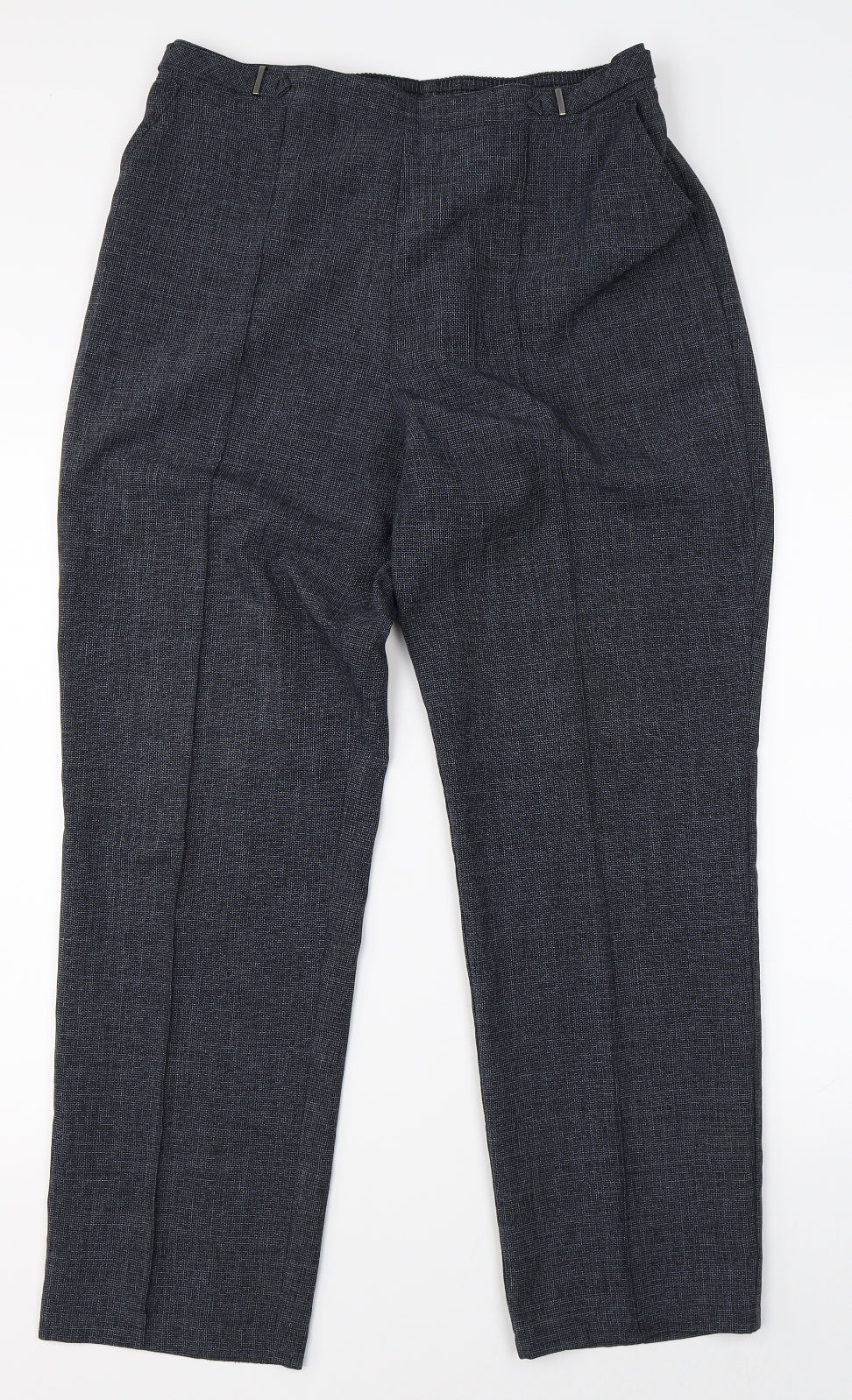 M&S Womens Grey   Dress Pants Trousers Size 14 L27 in