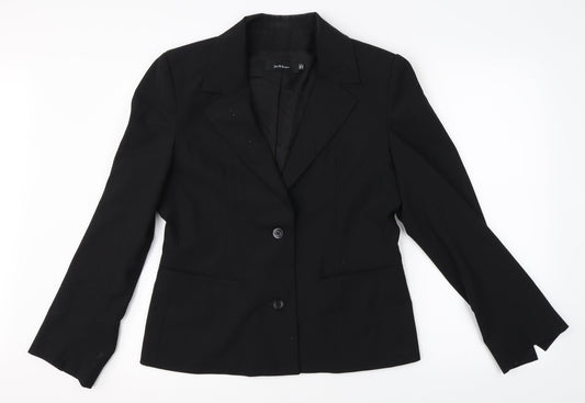 inWear Womens Black   Jacket Blazer Size 16