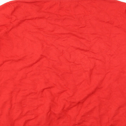 Debenhams Womens Red   Pullover Jumper Size 14