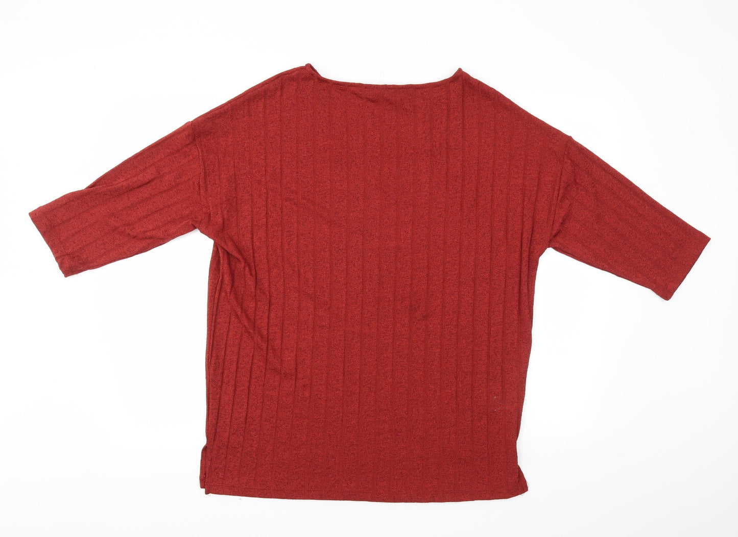 M&S Womens Red   Pullover Jumper Size 12
