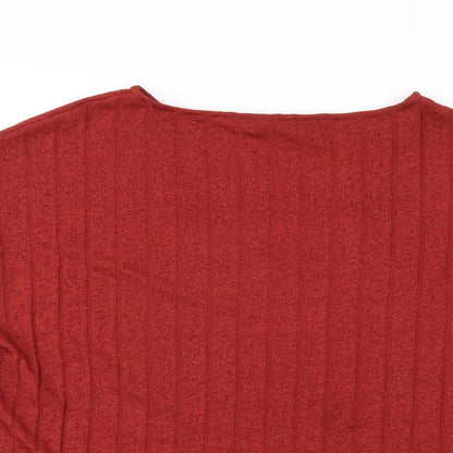 Marks & Spencer Womens Red   Pullover Jumper Size 12