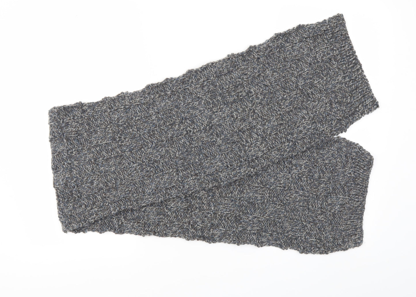 Preworn Mens Grey  Knit Scarf  Size Regular