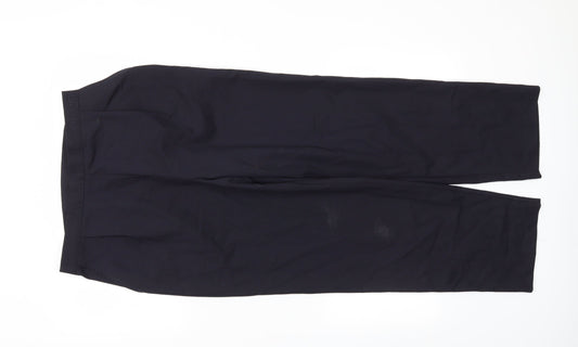 Country Collection Womens Black   Chino Trousers Size 16 L28 in
