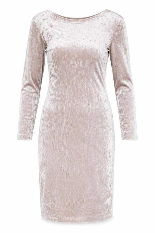 Atmosphere Womens Brown  Velvet Pencil Dress  Size 8