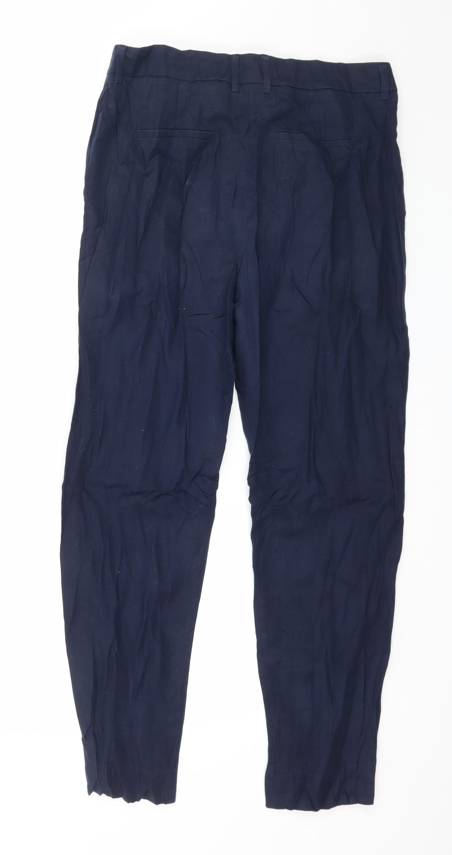 Warehouse Womens Blue   Trousers  Size 12 L26 in