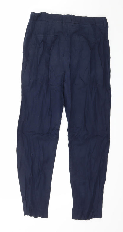 Warehouse Womens Blue   Trousers  Size 12 L26 in
