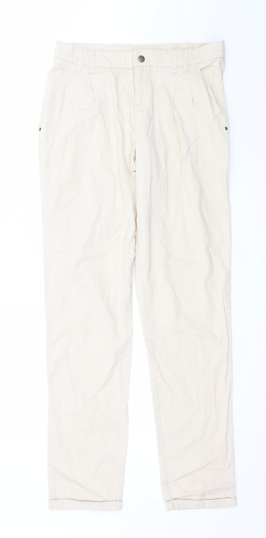 IKKS Womens Beige   Trousers  Size 30 in L30 in