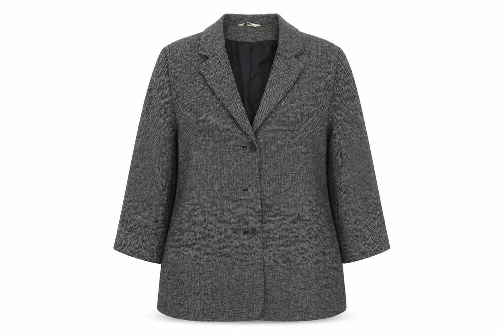 Klass Womens Green Polka Dot  Jacket Blazer Size 16