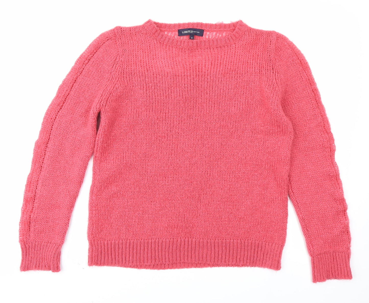 Limited Edition Womens Pink   Pullover Jumper Size 14